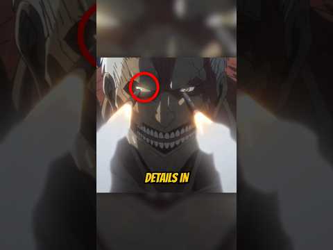 Insane details in attack on titan!