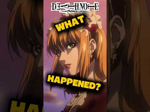 What Happened to Misa After Death Note? | #anime #shorts