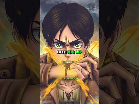 Why didn't Eren bite his lips to turn into Attack Titan? #attackontitan #aot